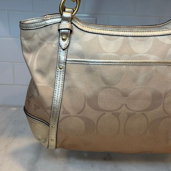 Coach Alexandra Chain Ombre Tote Bag - Picture 5 of 16